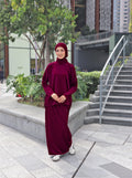 BURGUNDY - CLAUDIA SET (TOP & SKIRT)