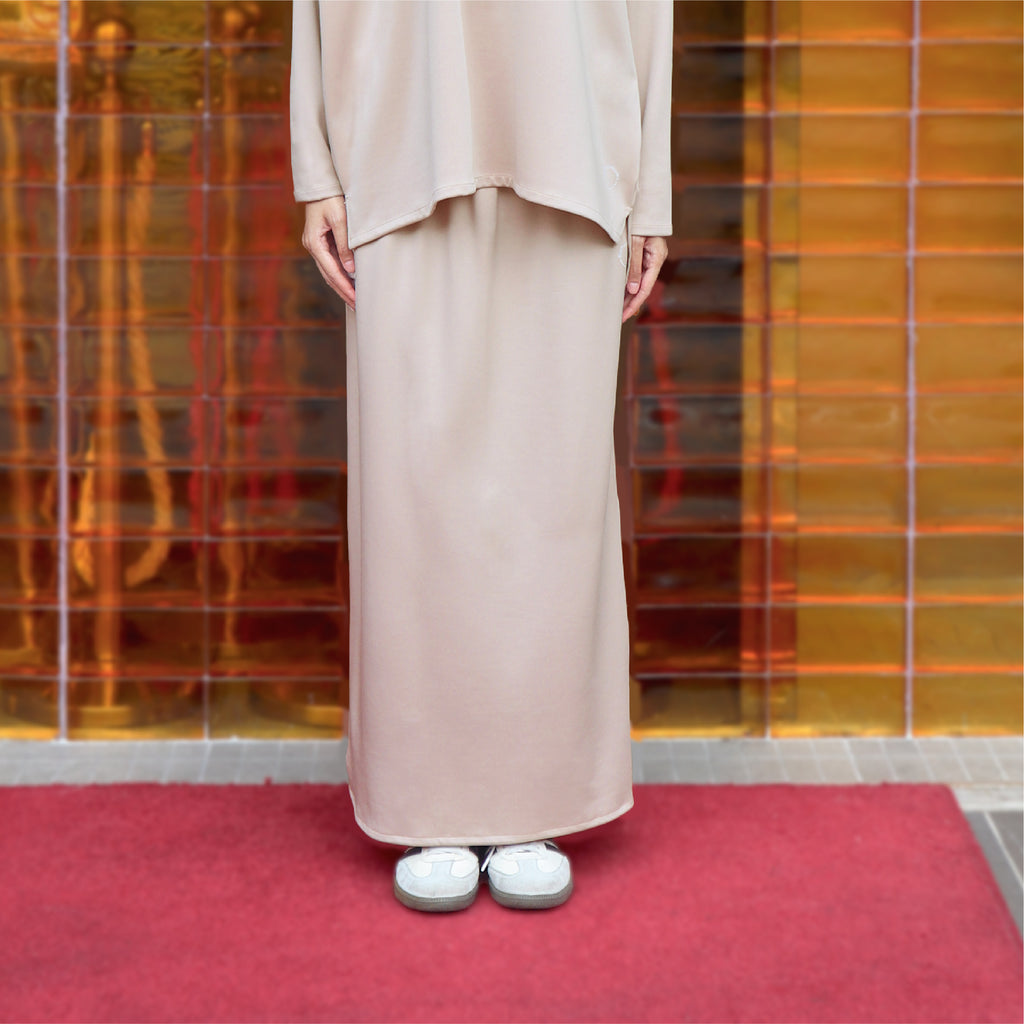 KHAKI - CLAUDIA SET (TOP & SKIRT)