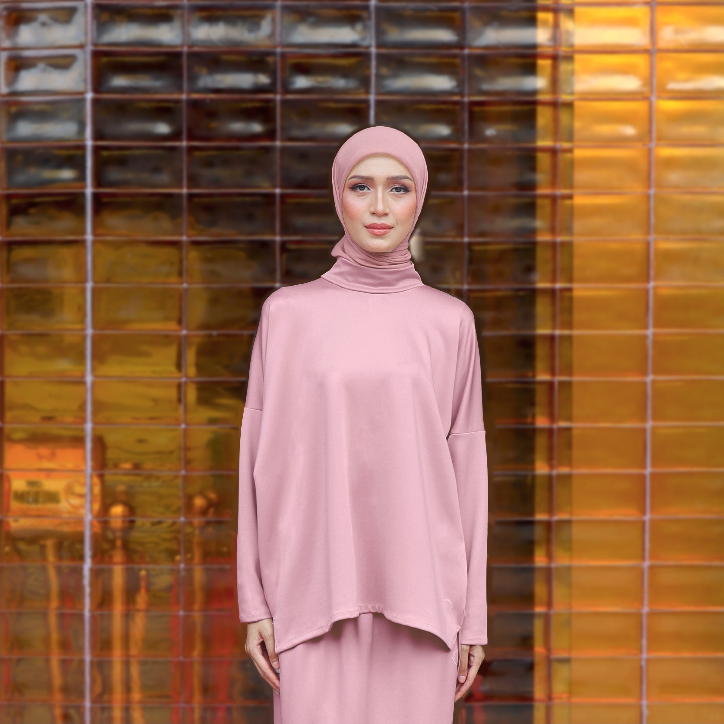 DUSTY PINK - CLAUDIA SET (TOP & SKIRT)