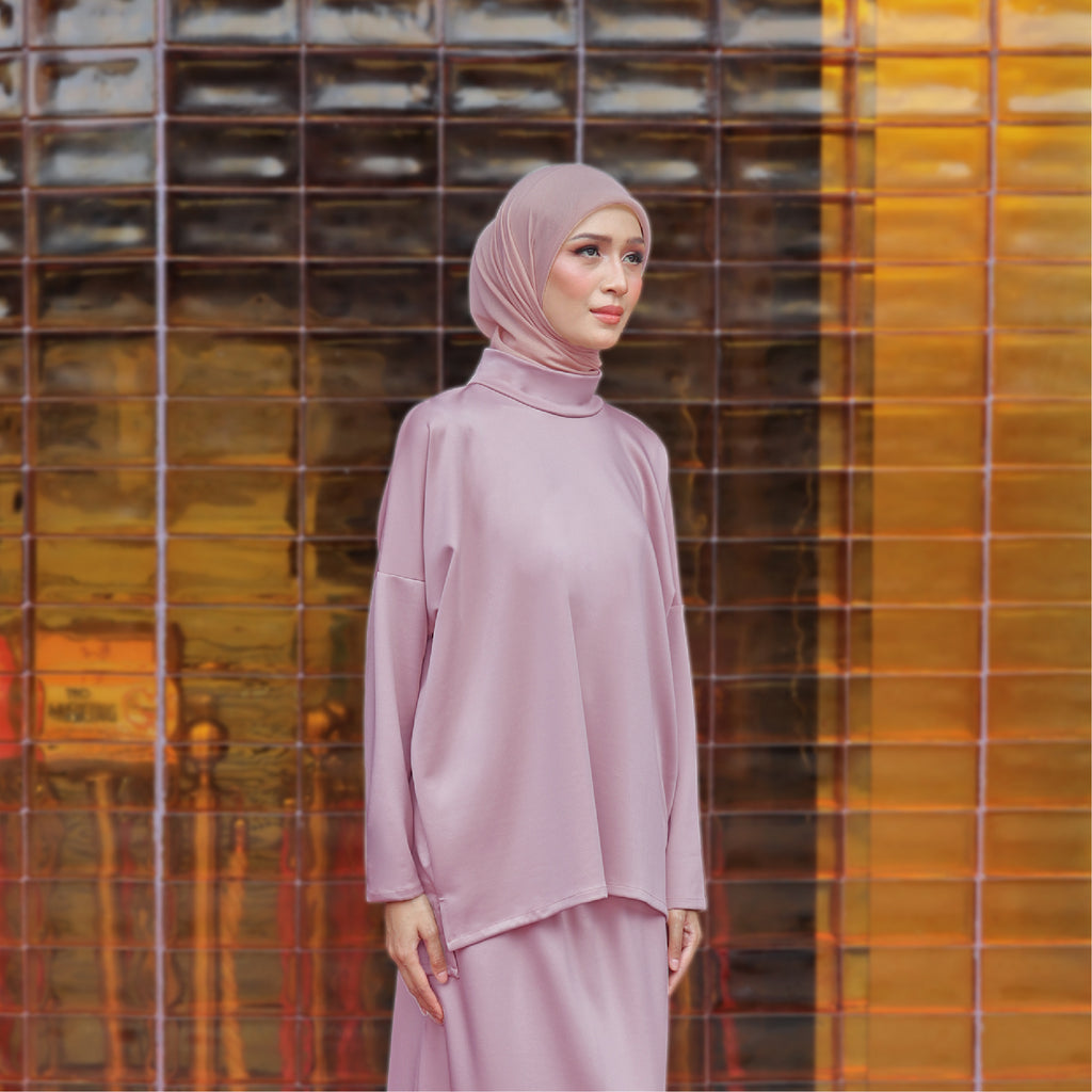 DUSTY PINK - CLAUDIA SET (TOP & SKIRT)
