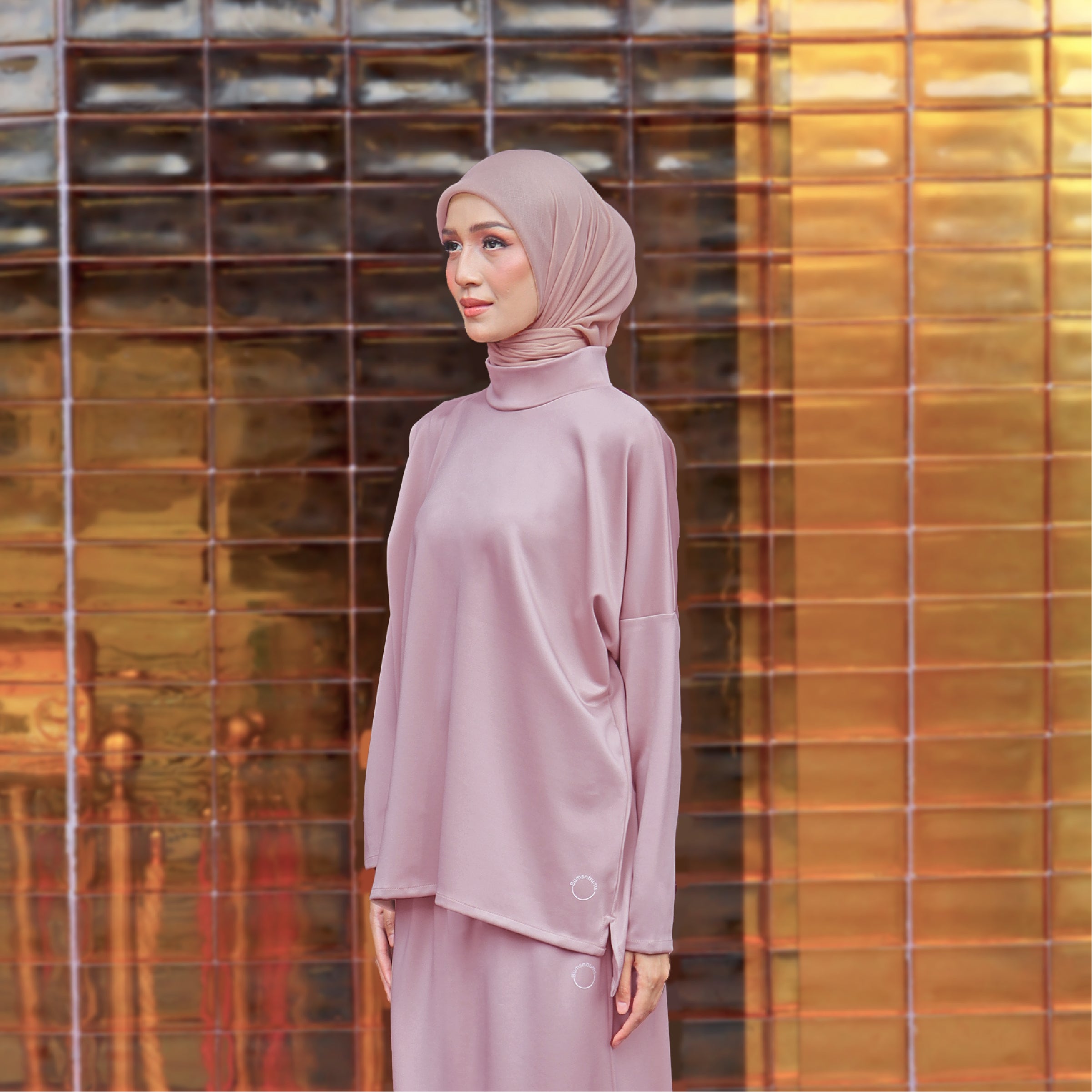 DUSTY PINK - CLAUDIA SET (TOP & SKIRT)