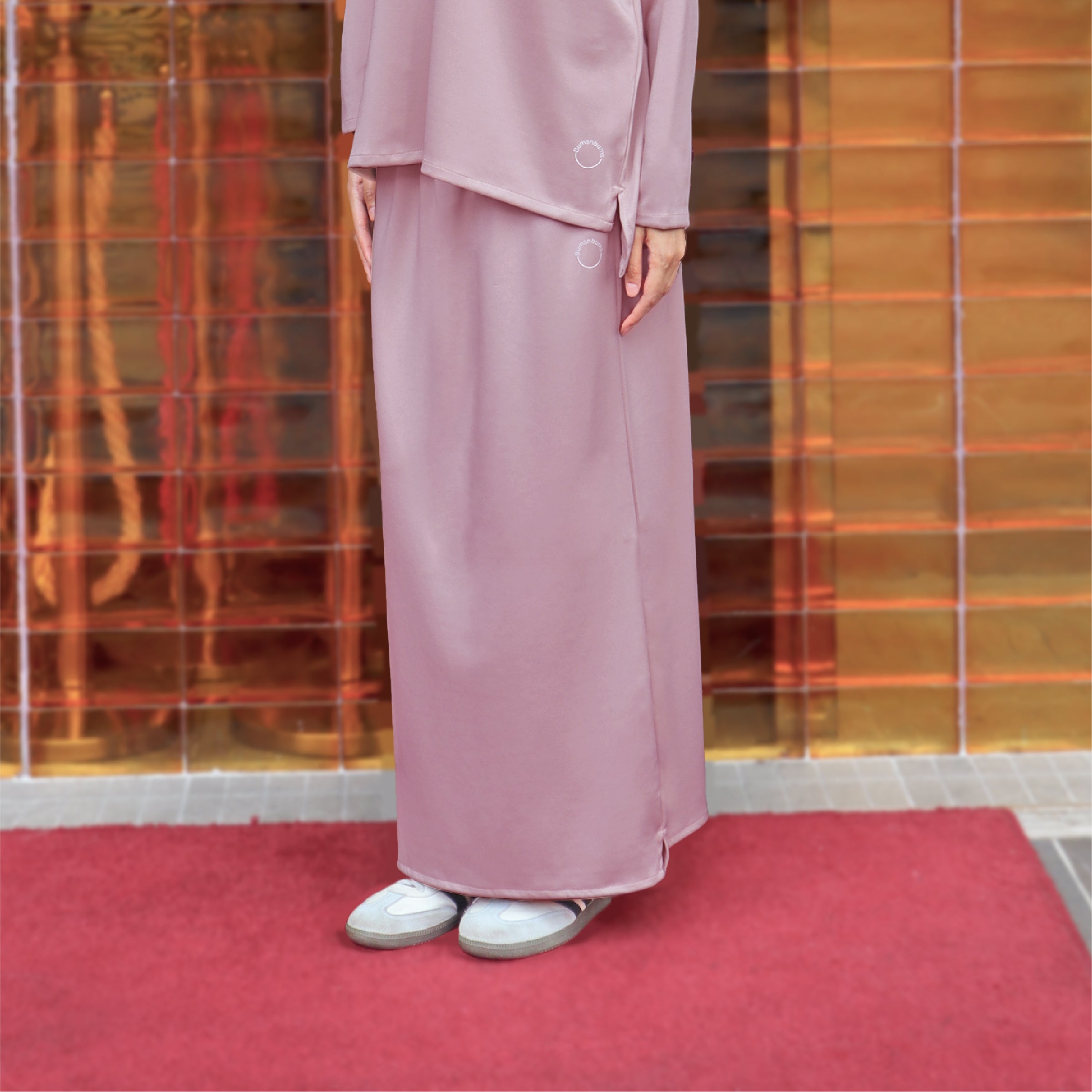 DUSTY PINK - CLAUDIA SET (TOP & SKIRT)