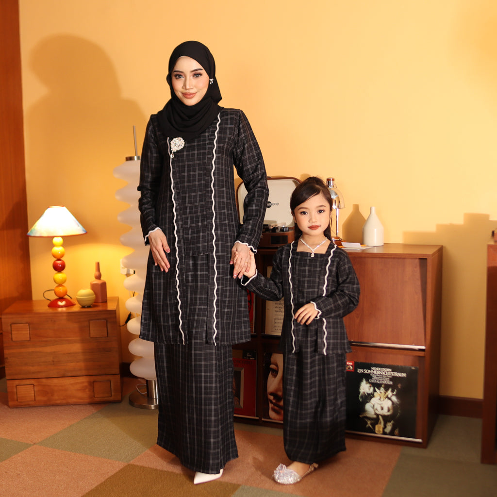 BLACK - KEBAYA "TULUS" KID'S
