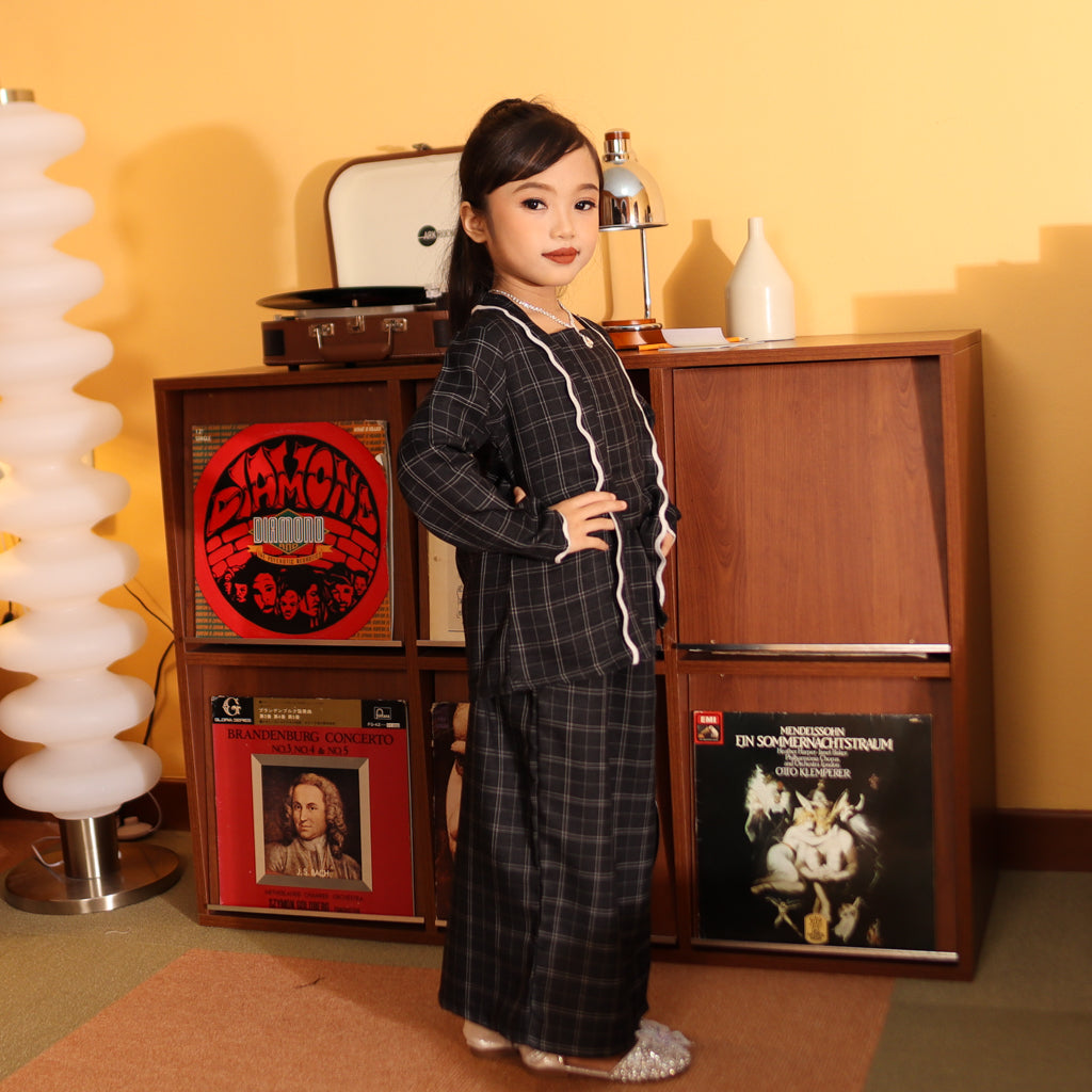BLACK - KEBAYA "TULUS" KID'S