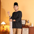 BLACK - KURTA "TULUS" CHECKERED ADULT