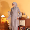 GREY - KEBAYA LABUH  "TULUS" ADULT