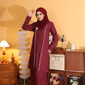 BURGUNDY - KEBAYA LABUH  "TULUS" ADULT