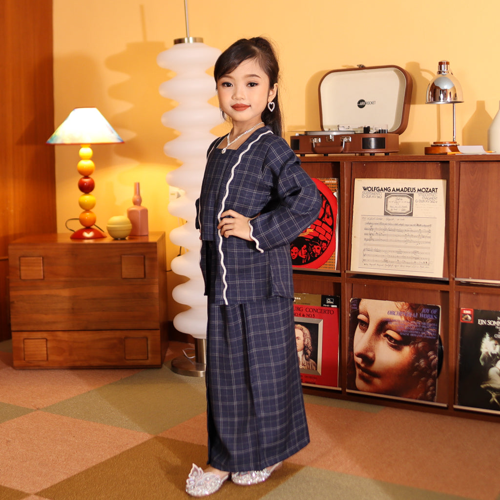 NAVY - KEBAYA "TULUS" KID'S