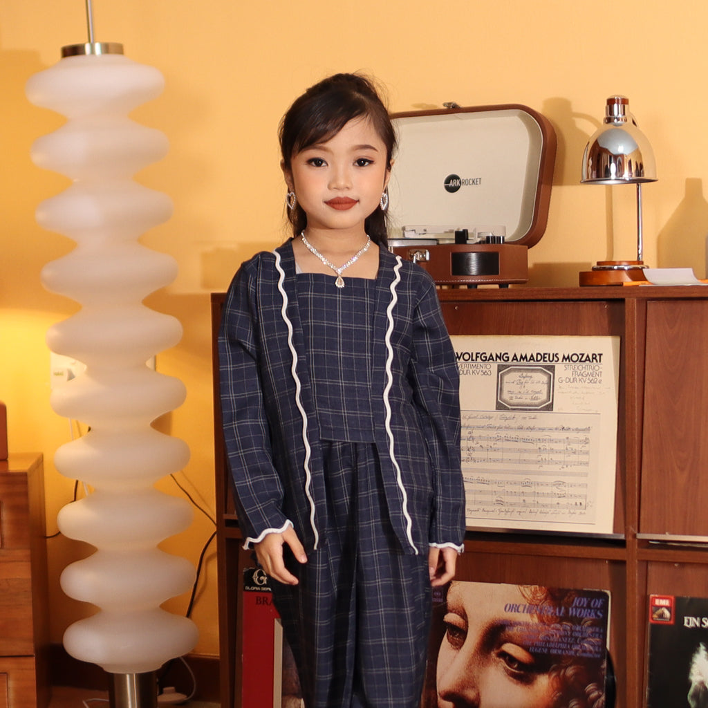 NAVY - KEBAYA "TULUS" KID'S