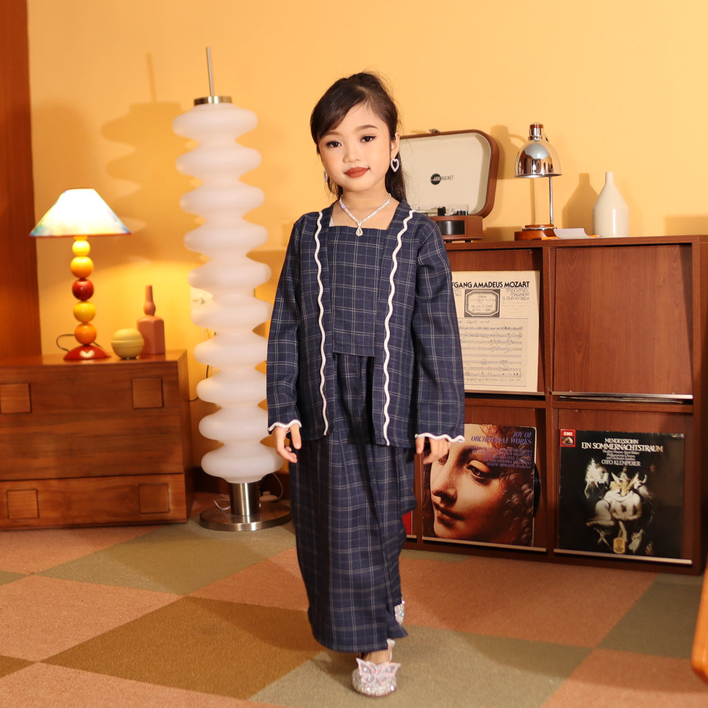 NAVY - KEBAYA "TULUS" KID'S