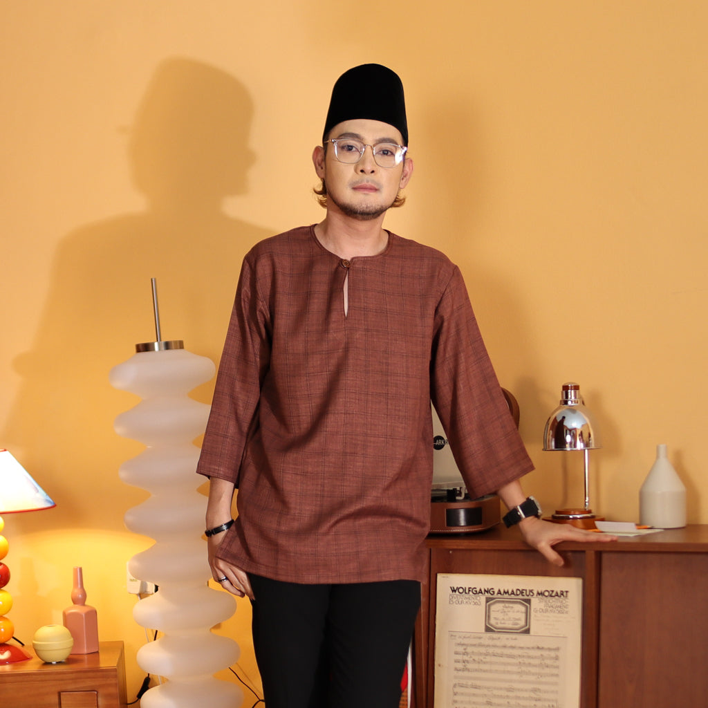 RICH BROWN - KURTA "TULUS" CHECKERED ADULT