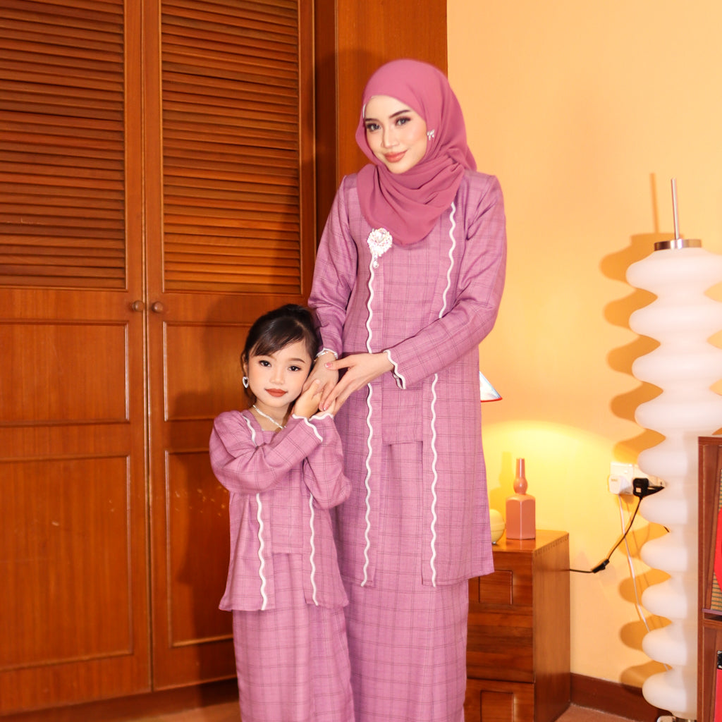 PURPLE - KEBAYA LABUH  "TULUS" ADULT