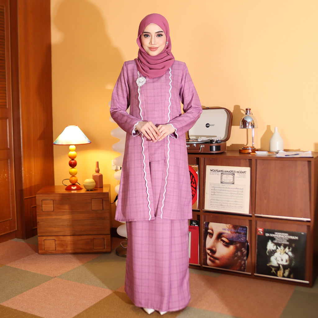 PURPLE - KEBAYA LABUH  "TULUS" ADULT