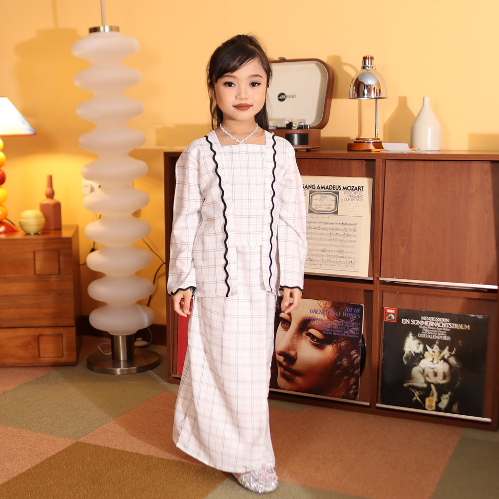 WHITE - KEBAYA "TULUS" KID'S