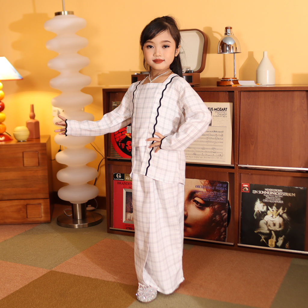 WHITE - KEBAYA "TULUS" KID'S