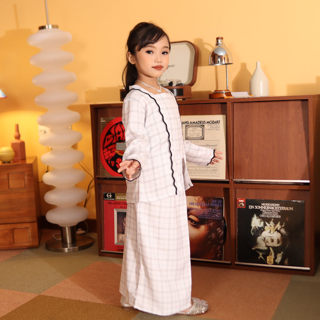 WHITE - KEBAYA "TULUS" KID'S