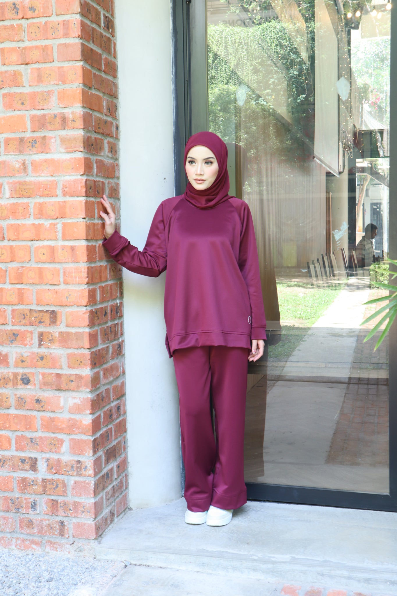 BURGUNDY - SERENE PANT