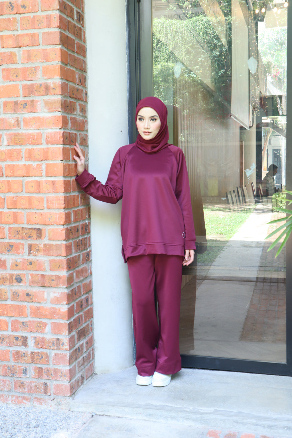 BURGUNDY - SERENE TOP