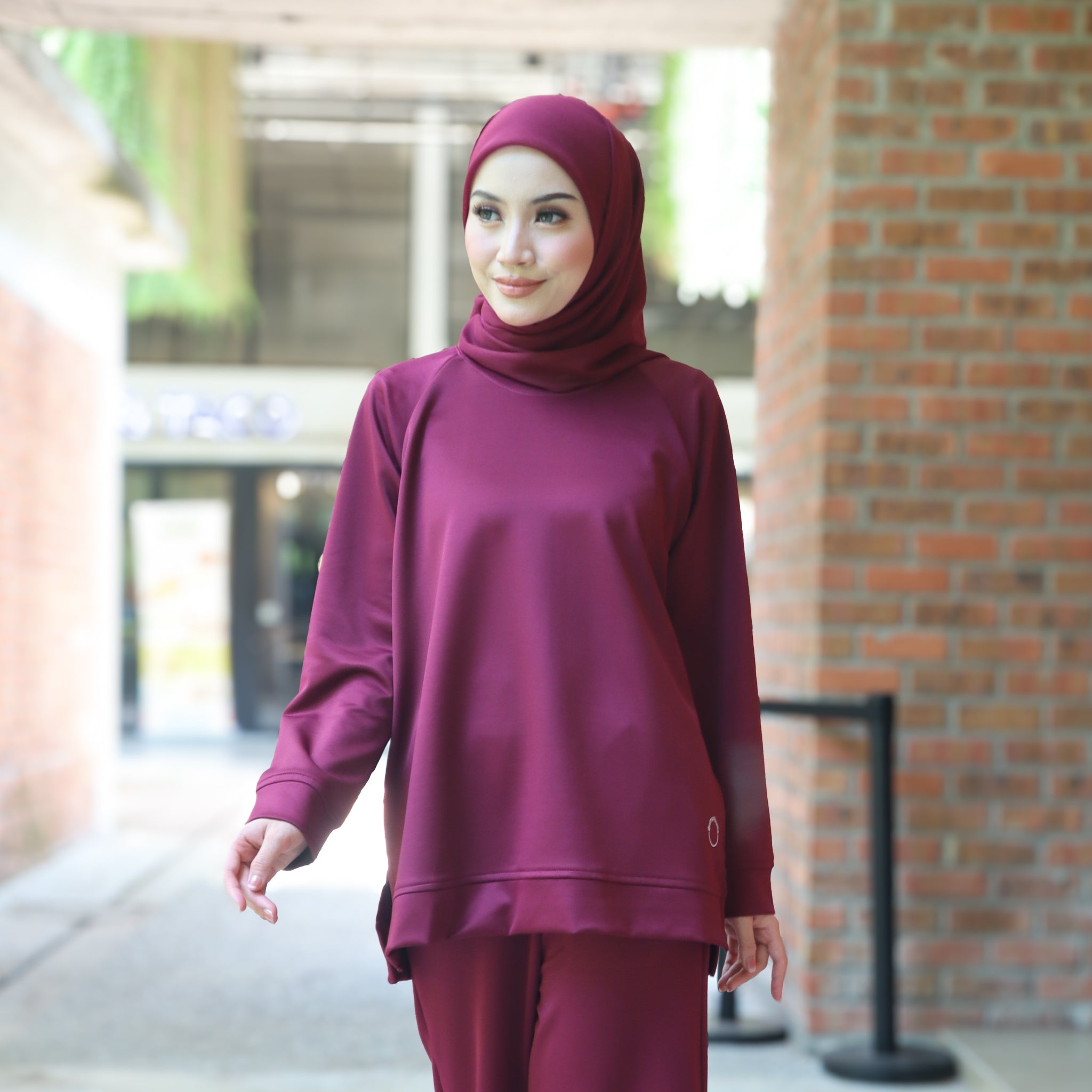 BURGUNDY - SERENE TOP