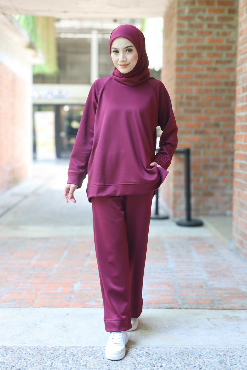 BURGUNDY - SERENE TOP