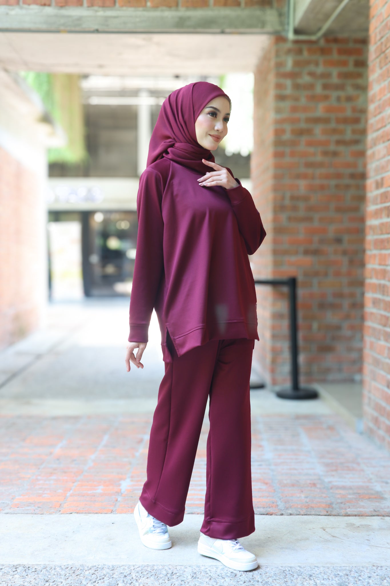 BURGUNDY - SERENE TOP