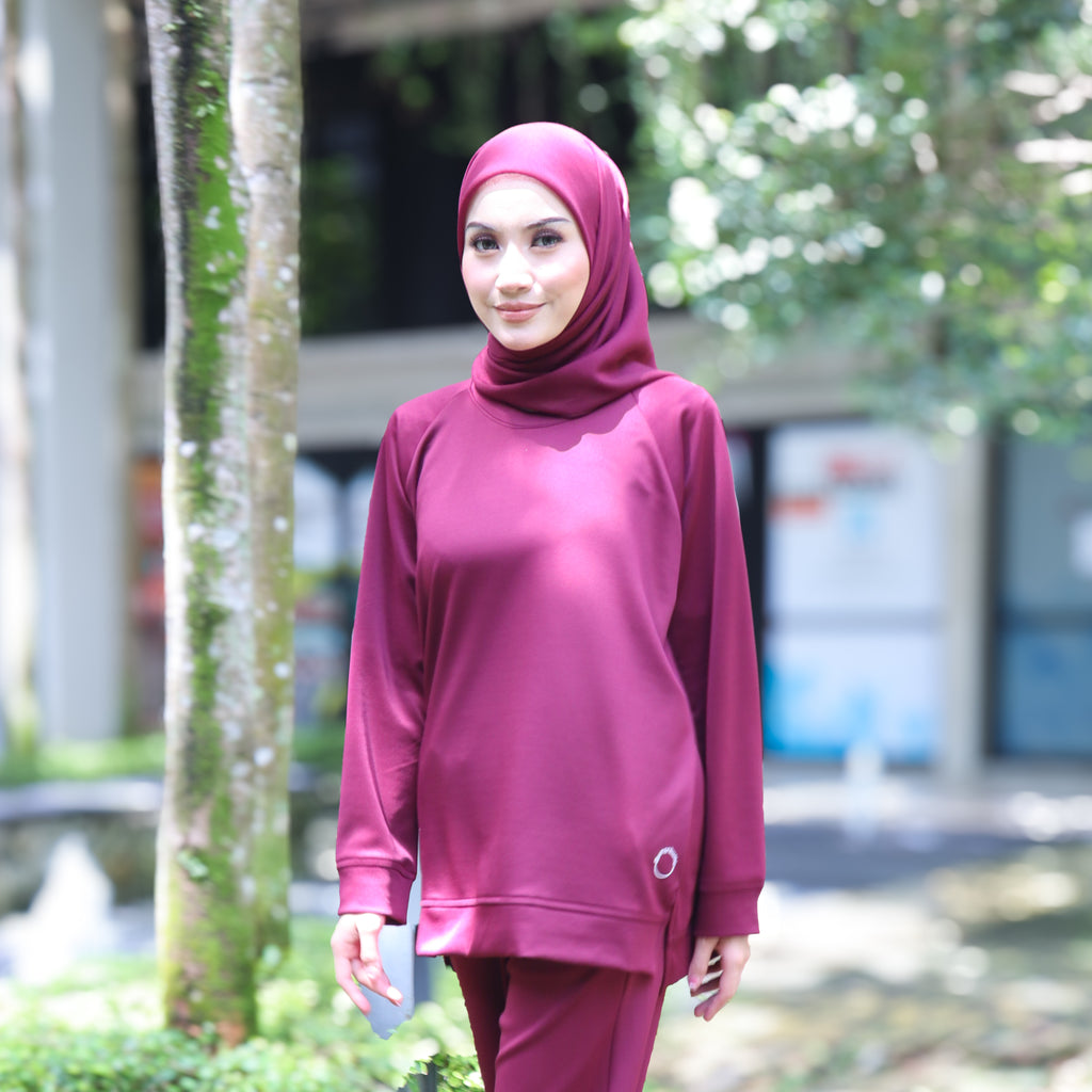 BURGUNDY - SERENE TOP