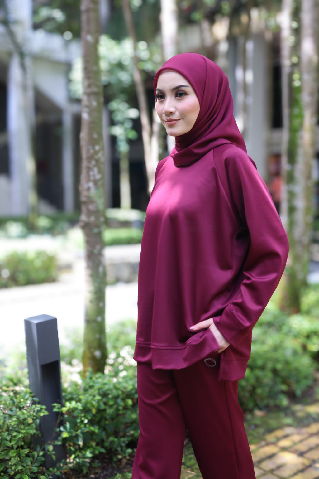 BURGUNDY - SERENE TOP